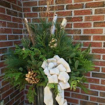 Assorted Outdoor Christmas Arrangements