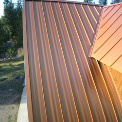 Copper Metallic Standing Seam - Roofing And Gutters