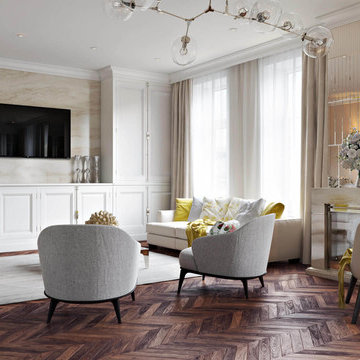 Interior Rendering Services for a Living Room Design