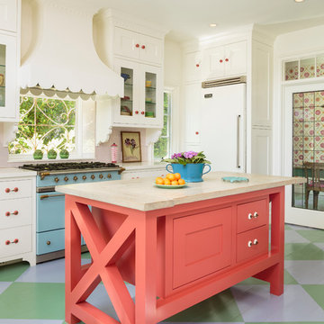English Beach Cottage Kitchen