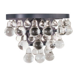 Robert Abbey Bling Flush Mount, Deep Patina Bronze Finish - Flush-mount Ceiling Lighting