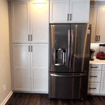 Waypoint LivingSpaces 410F Painted Stone Cabinets