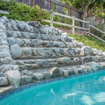 Laguna Hills Pool with Water Fall