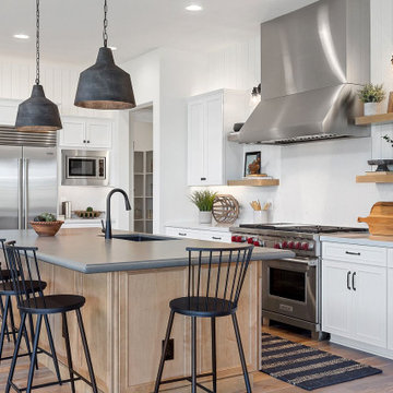 Light and Airy Urban Kitchen Remodeling in Pasadena, CA