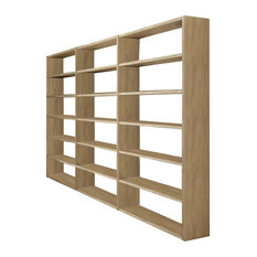 Torero Triple Bookcase, Oak