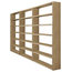 Torero Triple Bookcase, Oak
