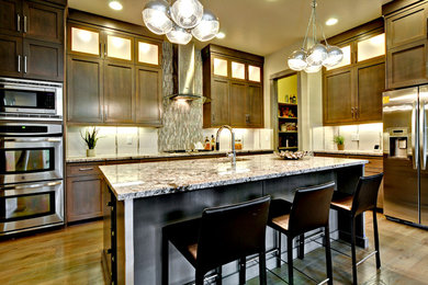 Inspiration for a contemporary kitchen remodel in Boise