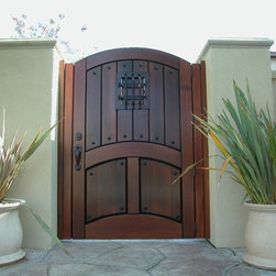 Designer Wood Gates - Home Fencing And Gates