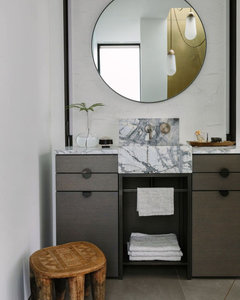 Is a 36" Round Mirror over Bathroom Vanity Too Big?