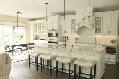 Example of a minimalist kitchen design in Minneapolis