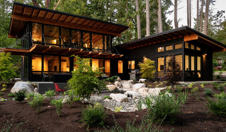 Houzz Tour: Compact Island Home Nestled in the Forest