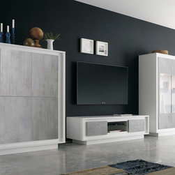 Modern Italian Wall Unit Sky by LC Mobili - $2,175.00 - Entertainment Centers And Tv Stands