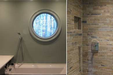 Inspiration for a timeless bathroom remodel in Raleigh