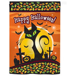 Breeze Decor - Harvest & Autumn Welcome Friends Fall 2-Sided Impression Garden Flag - Flags are manufactured in the USA, with Licensing from American Companies and sold by American Vendors Only. Beware of Counterfeit Items from Overseas. Designed to hang vertically from an outdoor pole or inside as wall decor, Pro-Guard sublimation flag measures 28"x 40" with a 3" Pole sleeve. Read both Sides. Poles and hardware are NOT INCLUDED.