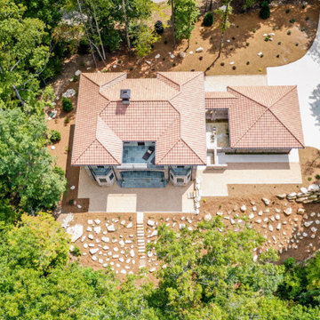 New, custom, Bergeron-built Tuscan style home with Mediterranean influences!