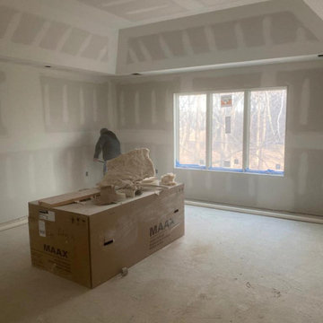 Drywall installation for new home