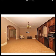 downstairs