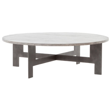 Theory Round Coffee Table With Iron
