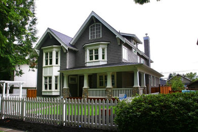 Inspiration for a timeless exterior home remodel in Vancouver