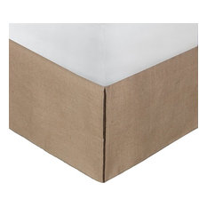 50 Most Por Farmhouse Bedskirts For 2018 Houzz Greenland Home Fashions Burlap 100 Polyester Platform Bed Skirt Drop 15