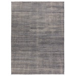 Jaipur Living - Jaipur Living Limon Indoor/ Outdoor Solid Area Rug, Gray/Blue, 7'10"x10'10" - Contemporary and versatile, the eco-friendly Rebecca collection offers a sophisticated distressed solid design to high-traffic areas and outdoor spaces. The Limon area rug delivers a fresh accent to patios, kitchens, and dining rooms with its ultra-durable PET yarn handwoven construction. The gray-blue colorway grounds any room or area with a fresh, neutral style.