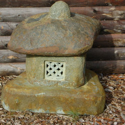 Natural Stone Lantern - Outdoor Decor