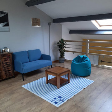 RENOVATION D'UNE MAISON ESCALIER MEZZANINE