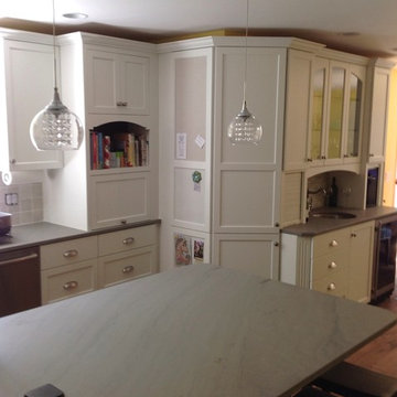 Three rooms to a single great room kitchen!
