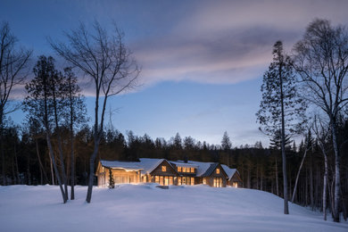 Mountain style exterior home photo in Portland Maine