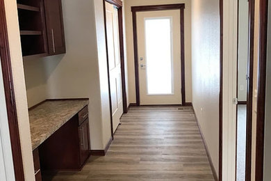 Inspiration for a transitional hallway remodel in Other