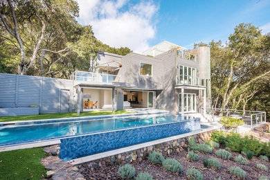 Example of a minimalist pool design in San Francisco