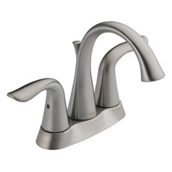 Delta Lahara&reg; Two Handle Centerset Lavatory Faucet - Bathroom Sink Faucets