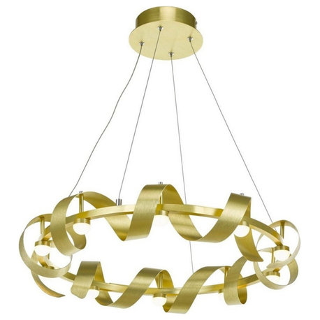 ArtCraft AC7211BA Rolling Hills - 25.50" 30W 10 LED Chandelier