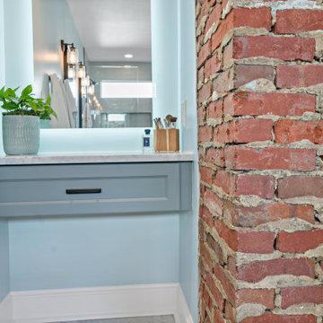Two Story Alexandria Kitchen Provides Space and Coziness