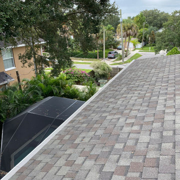Gutter guards installed