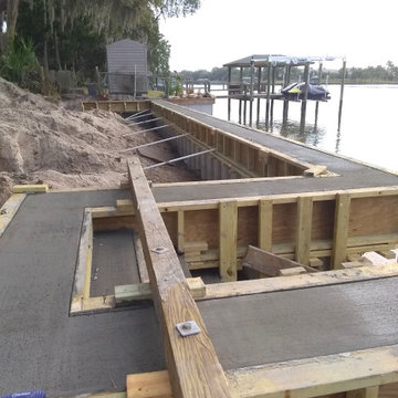 Seawall Construction in Palm Coast
