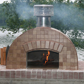 The Kenny Family Wood Fired Brick Pizza Oven in Maine