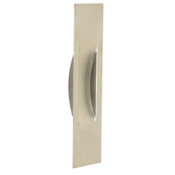Monarch Folding Lift and Slide Handle Exterior Pull Only, Satin Stainless Steel