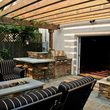 outdoor kitchen