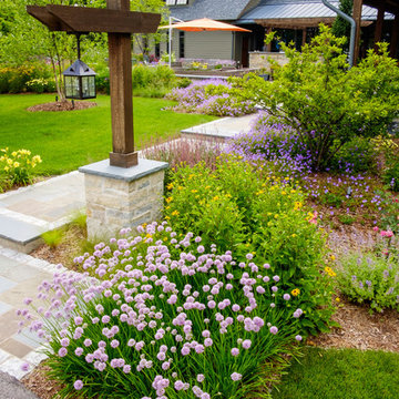 Contemporary Custom Home Landscape Renovation