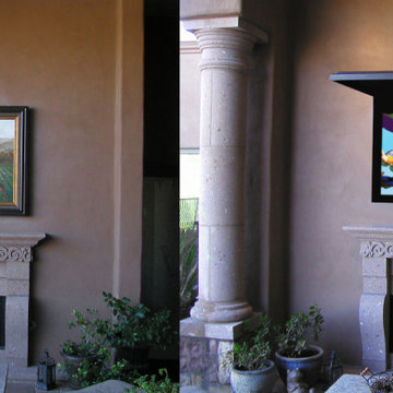 Hidden Living Room TV - Hide your TV with Art - Don't Sacrifice Elegance!