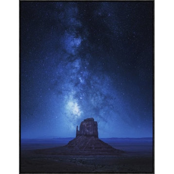 "Monument Milkyway" Framed Canvas Giclee by Juan Pablo De, 31x41"