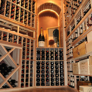 Tall Archway Wine Bottle Display