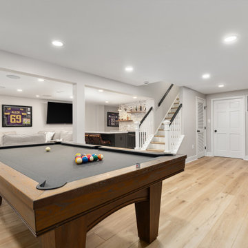 Carpers Farm Basement Renovation in Vienna, Virginia