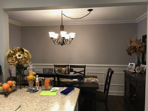 Wall Or On The Dining Room Table, What To Do When Chandelier Is Not Centered Over Table