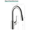 Hansgrohe 71844 Allegro N 1.75 GPM 1 Hole Pull Down Kitchen - Steel Optic
