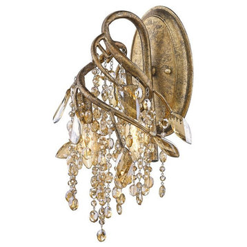 Autumn Twilight Wall Sconce in Mystic Gold