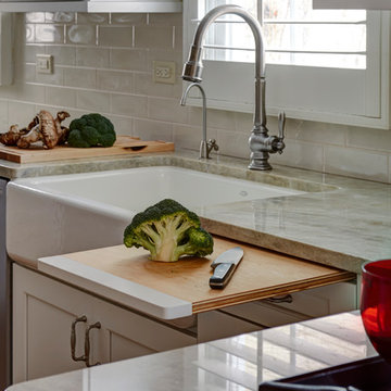 White Traditional Kitchen