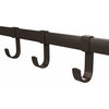 Industrial Coat Rack Shelf Wall Mounted, Coat Hooks Shelf With Rail