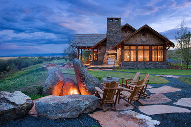 Photo of a rustic landscaping in Other.